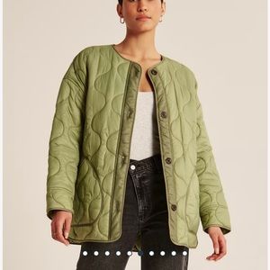 Abercrombie quilted liner jacket Clearance